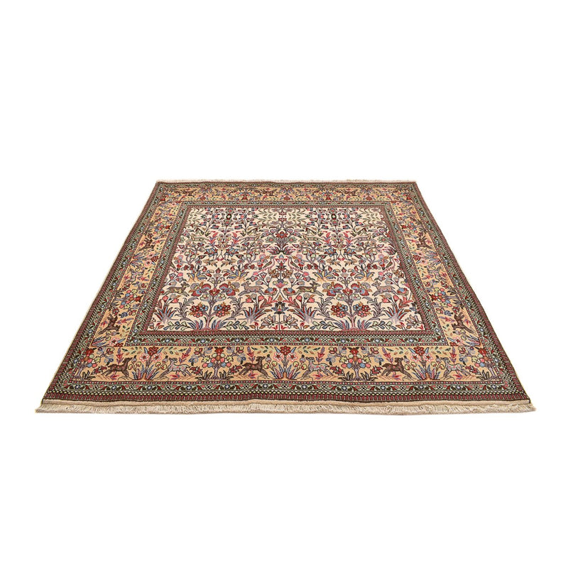 Persisk tæppe - Classic firkantet  - 212 x 205 cm - creme