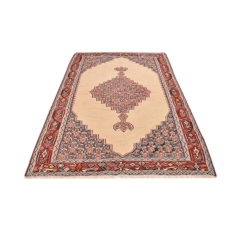 Kelim-tæppe - orientalsk - 242 x 155 cm - beige