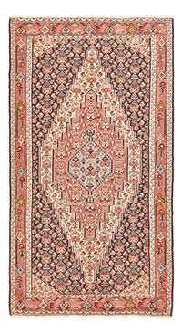 Kelim-tæppe - orientalsk - 238 x 132 cm - mørk beige