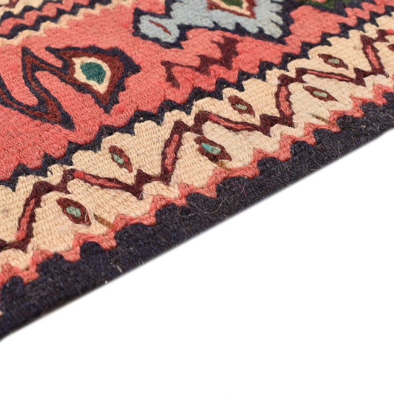 Kelim-tæppe - orientalsk - 238 x 132 cm - mørk beige
