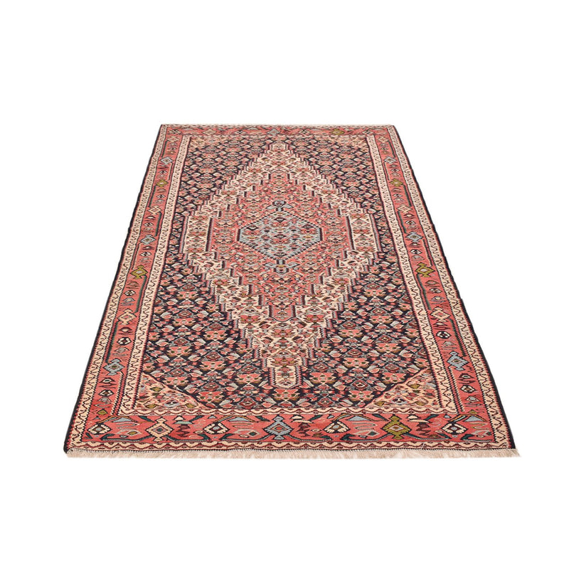 Kelim-tæppe - orientalsk - 238 x 132 cm - mørk beige