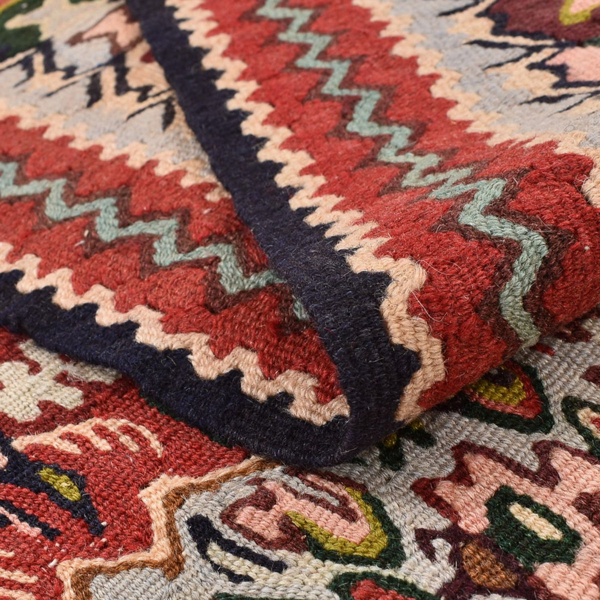 Kelim-tæppe - orientalsk - 232 x 157 cm - brun