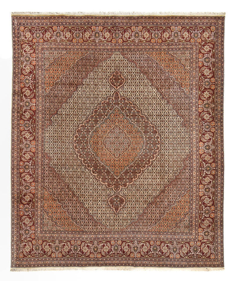 Persisk tæppe - Tabriz - Royal - 297 x 250 cm - brun