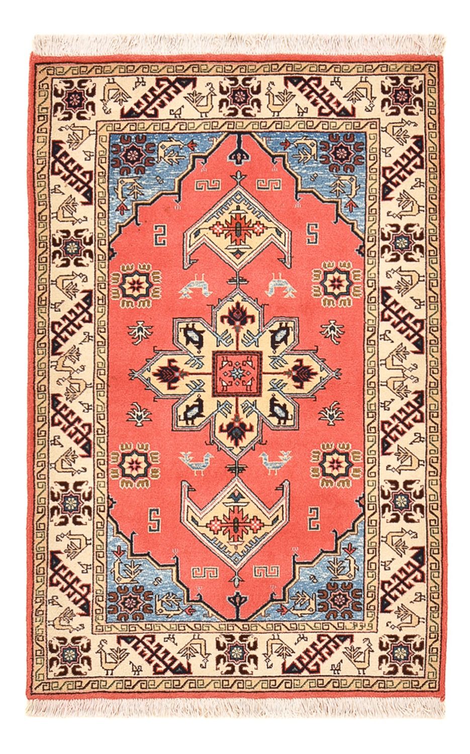 Persisk tæppe - Nomadisk - 162 x 100 cm - rød