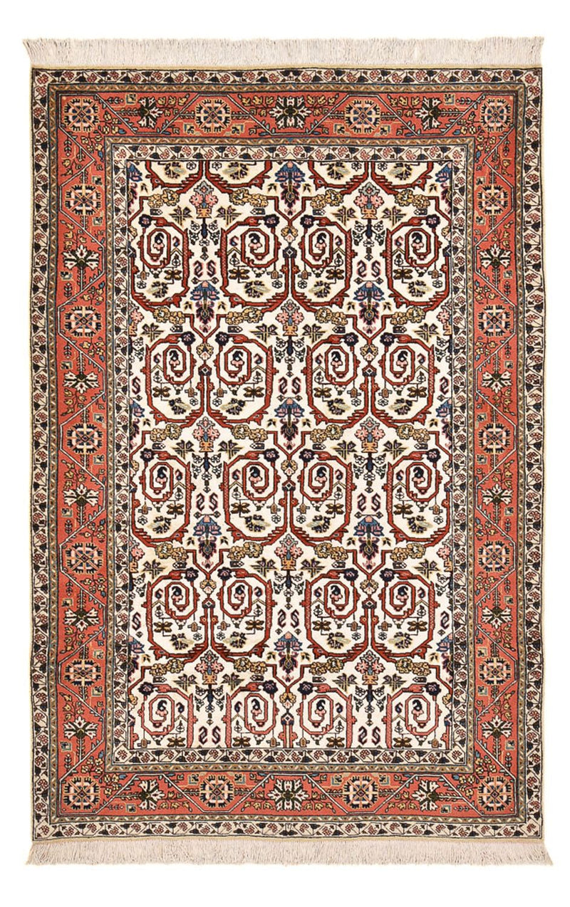 Persisk tæppe - Nomadisk - 230 x 145 cm - lysrød