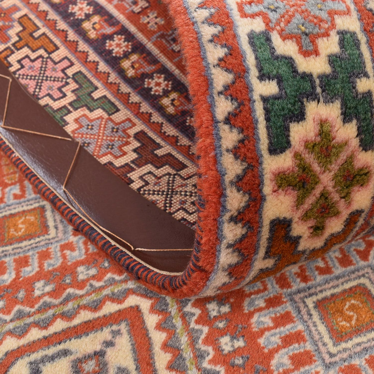 Løber Persisk tæppe - Nomadisk - 307 x 72 cm - orange