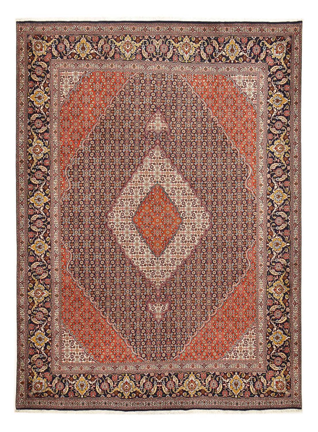 Persisk tæppe - Tabriz - Royal - 382 x 294 cm - vin rød