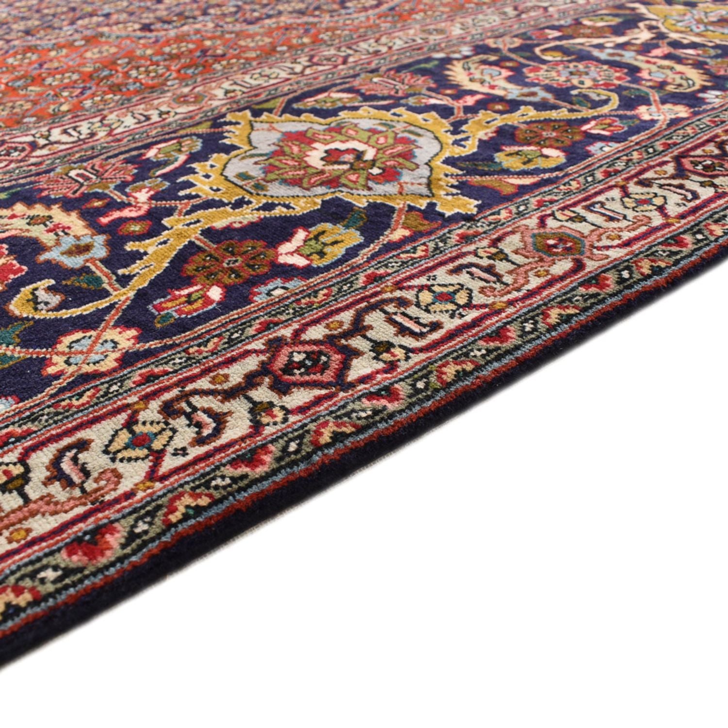 Persisk tæppe - Tabriz - Royal - 382 x 294 cm - vin rød