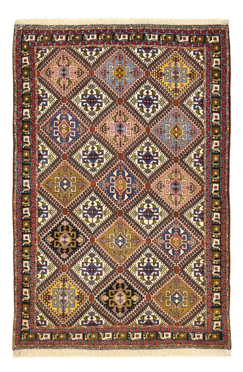 Gabbeh-tæppe - Kashkuli Persisk - 144 x 97 cm - flerfarvet