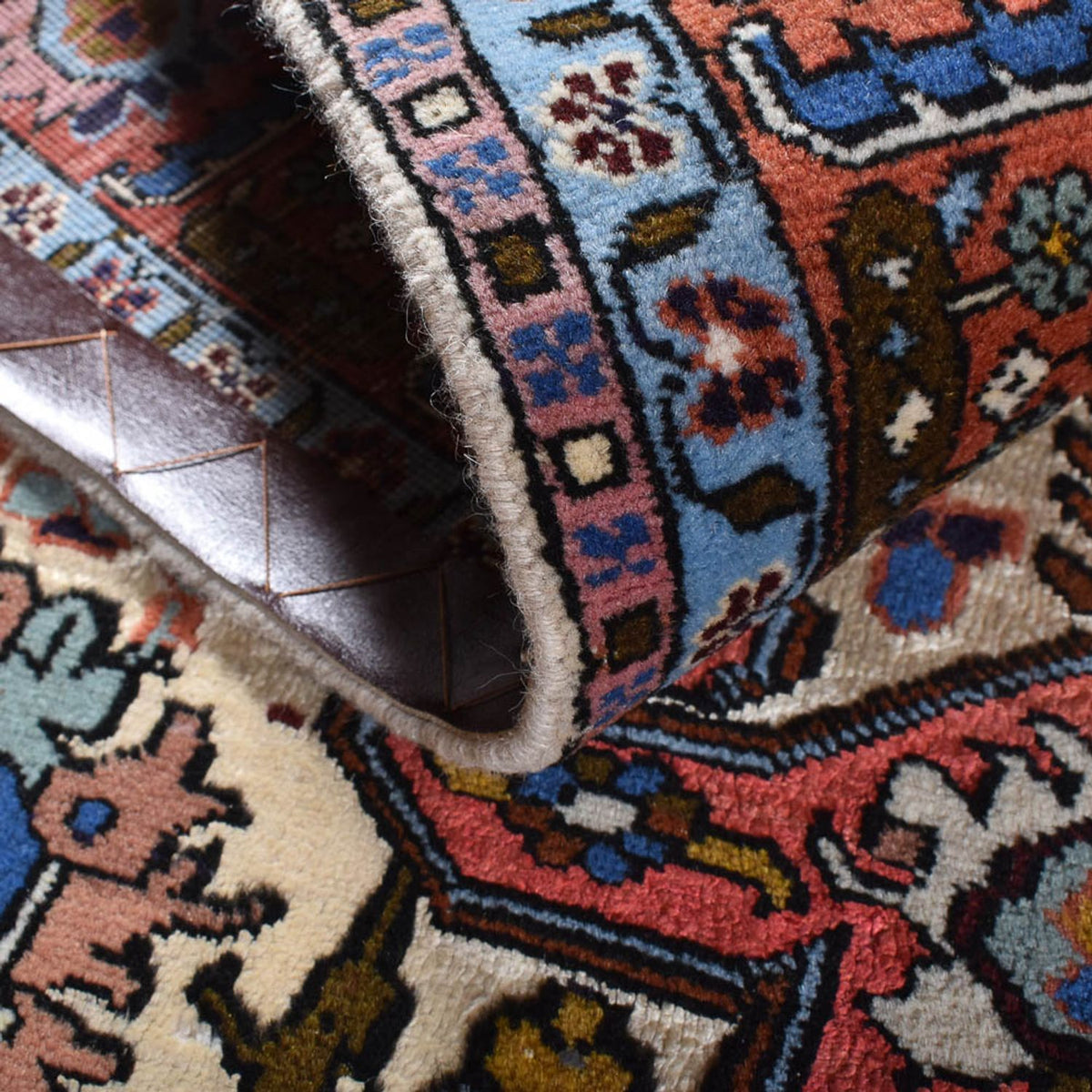 Persisk tæppe - Nomadisk - 208 x 136 cm - flerfarvet