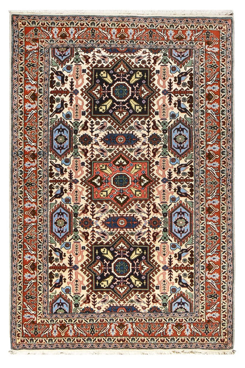 Persisk tæppe - Nomadisk - 208 x 136 cm - flerfarvet