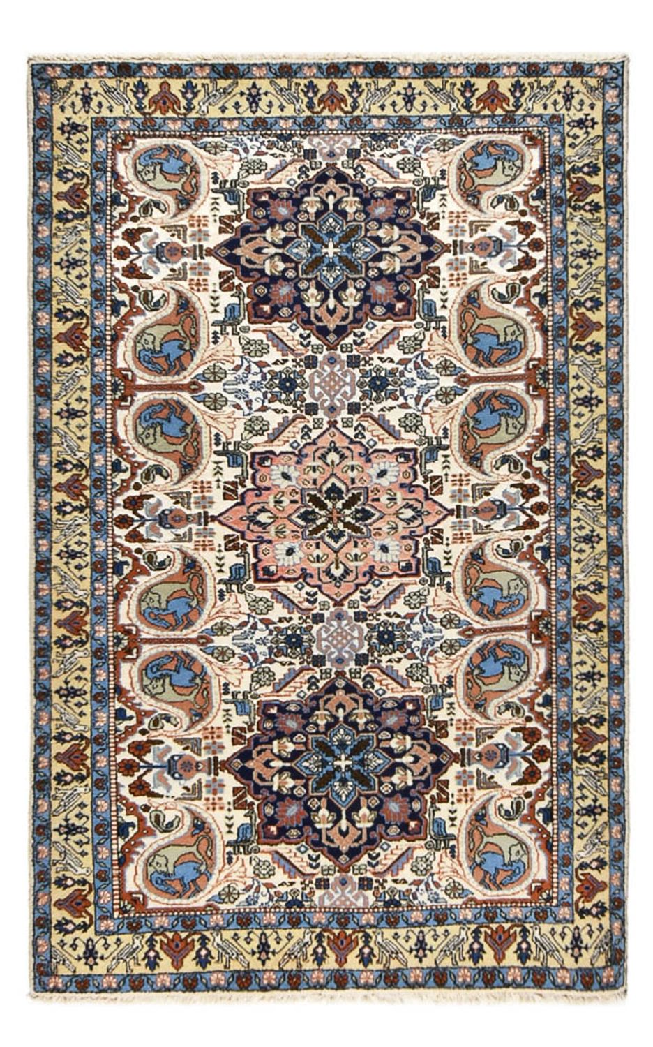 Persisk tæppe - Nomadisk - 205 x 132 cm - flerfarvet