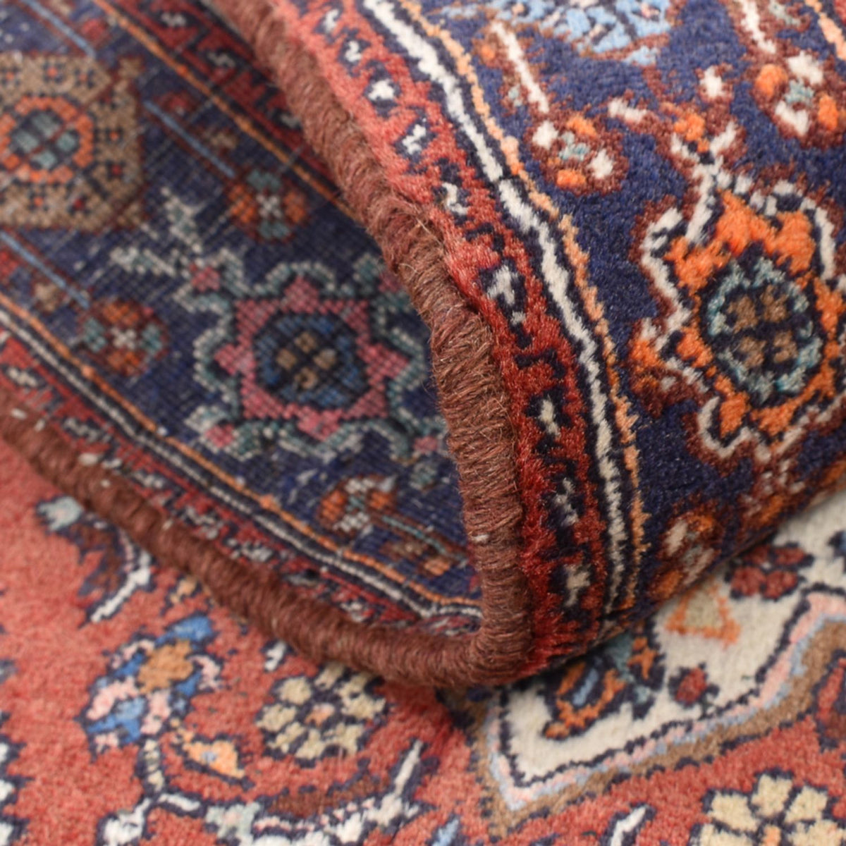 Persisk tæppe - Nomadisk - 126 x 81 cm - terrakotta