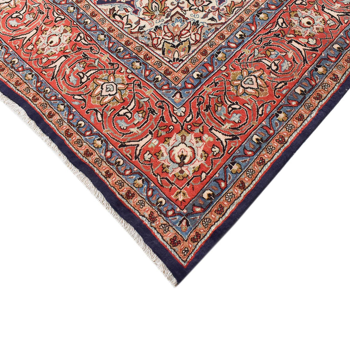 Persisk tæppe - Classic - 392 x 278 cm - mørkeblå
