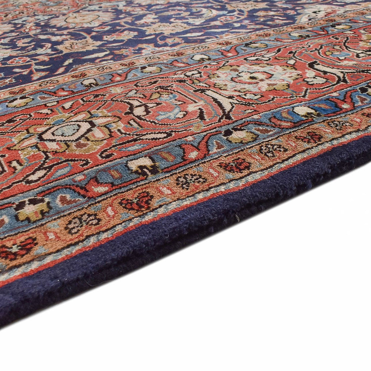 Persisk tæppe - Classic - 392 x 278 cm - mørkeblå