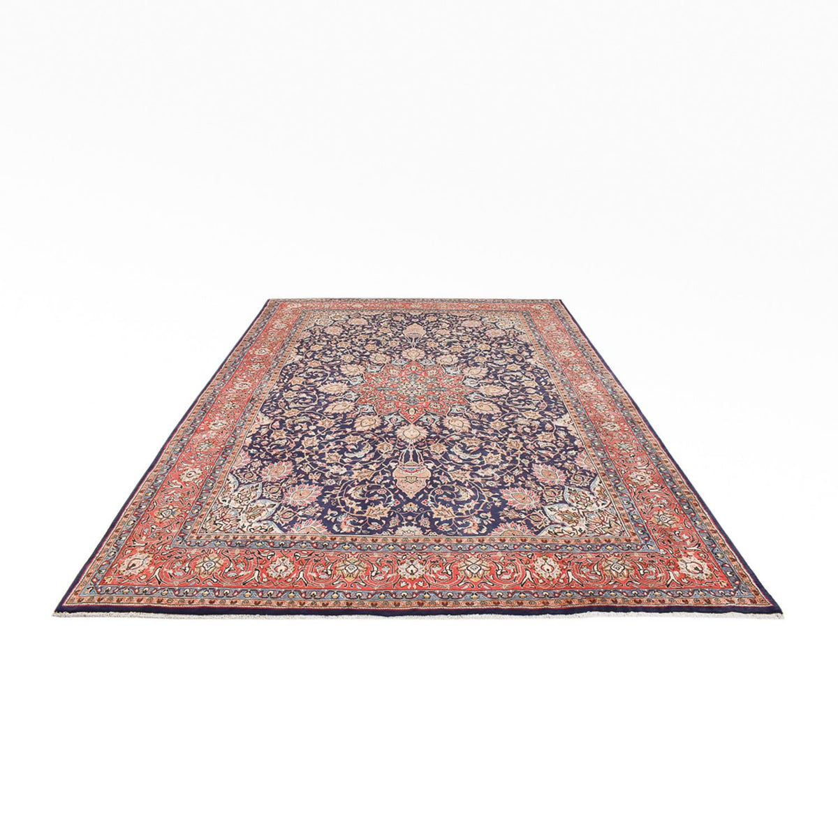 Persisk tæppe - Classic - 392 x 278 cm - mørkeblå