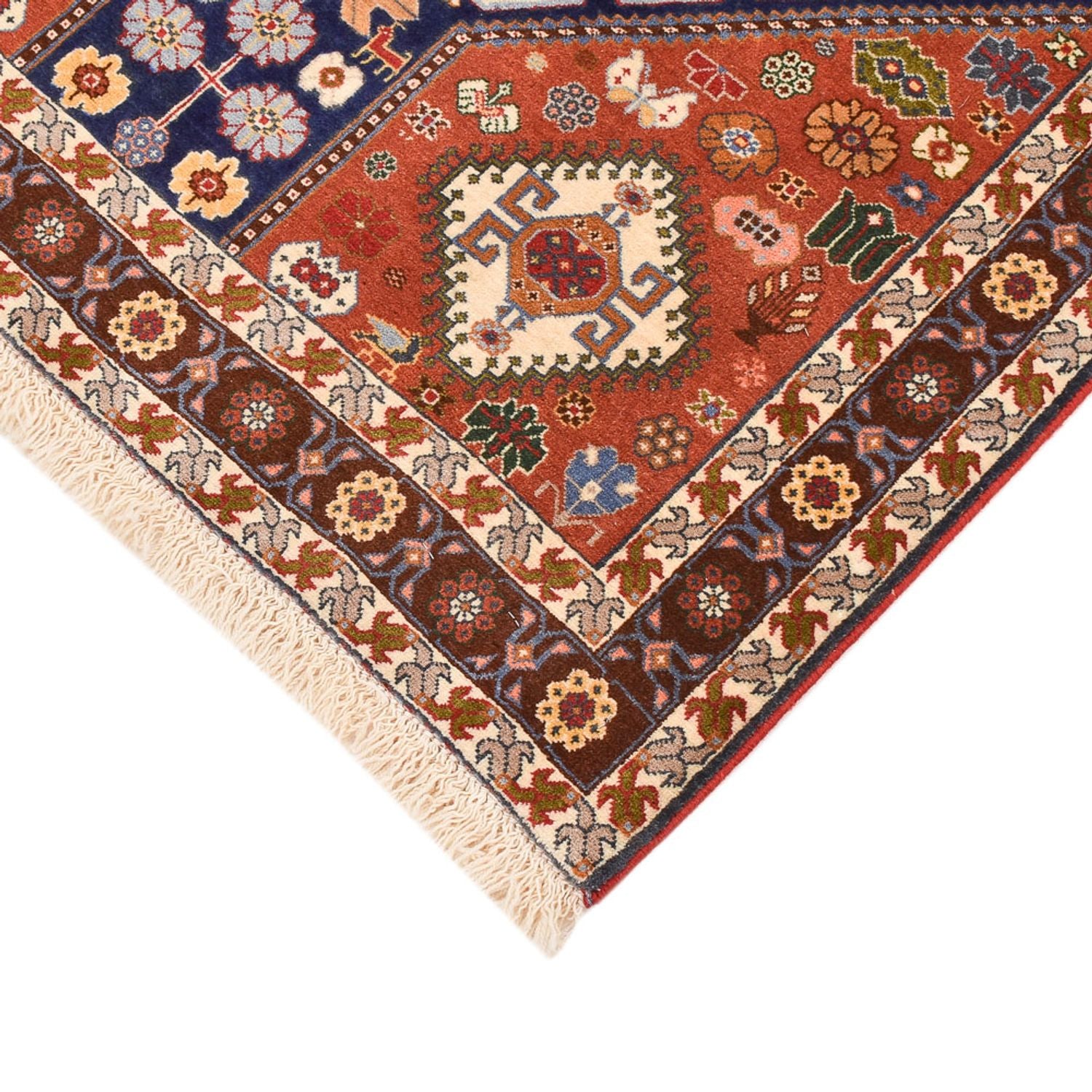 Gabbeh-tæppe - Kashkuli Persisk - 148 x 103 cm - flerfarvet