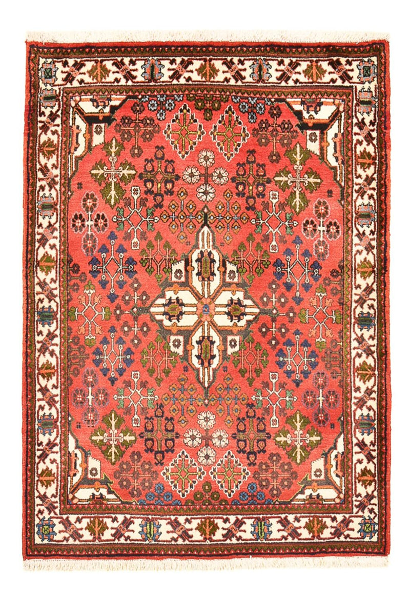 Persisk tæppe - Nomadisk - 152 x 108 cm - lysrød