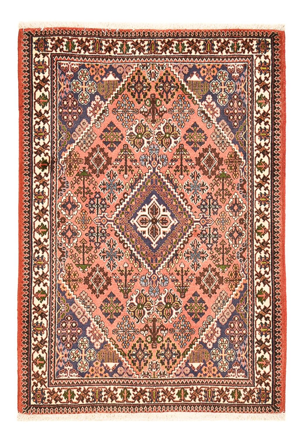 Persisk tæppe - Nomadisk - 158 x 113 cm - lysrød