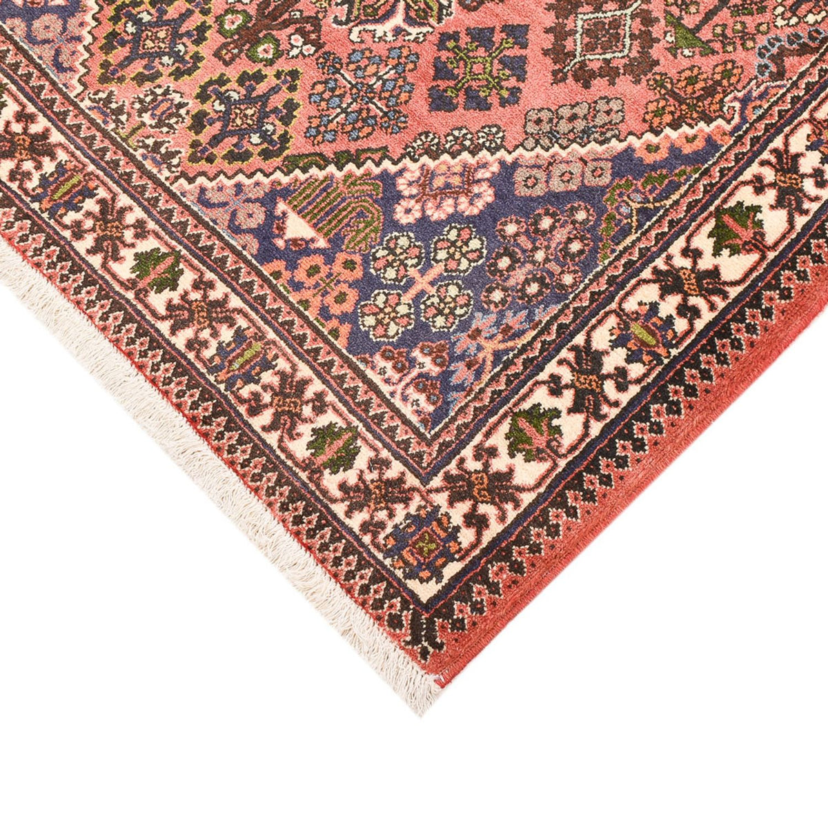 Persisk tæppe - Nomadisk - 158 x 113 cm - lysrød