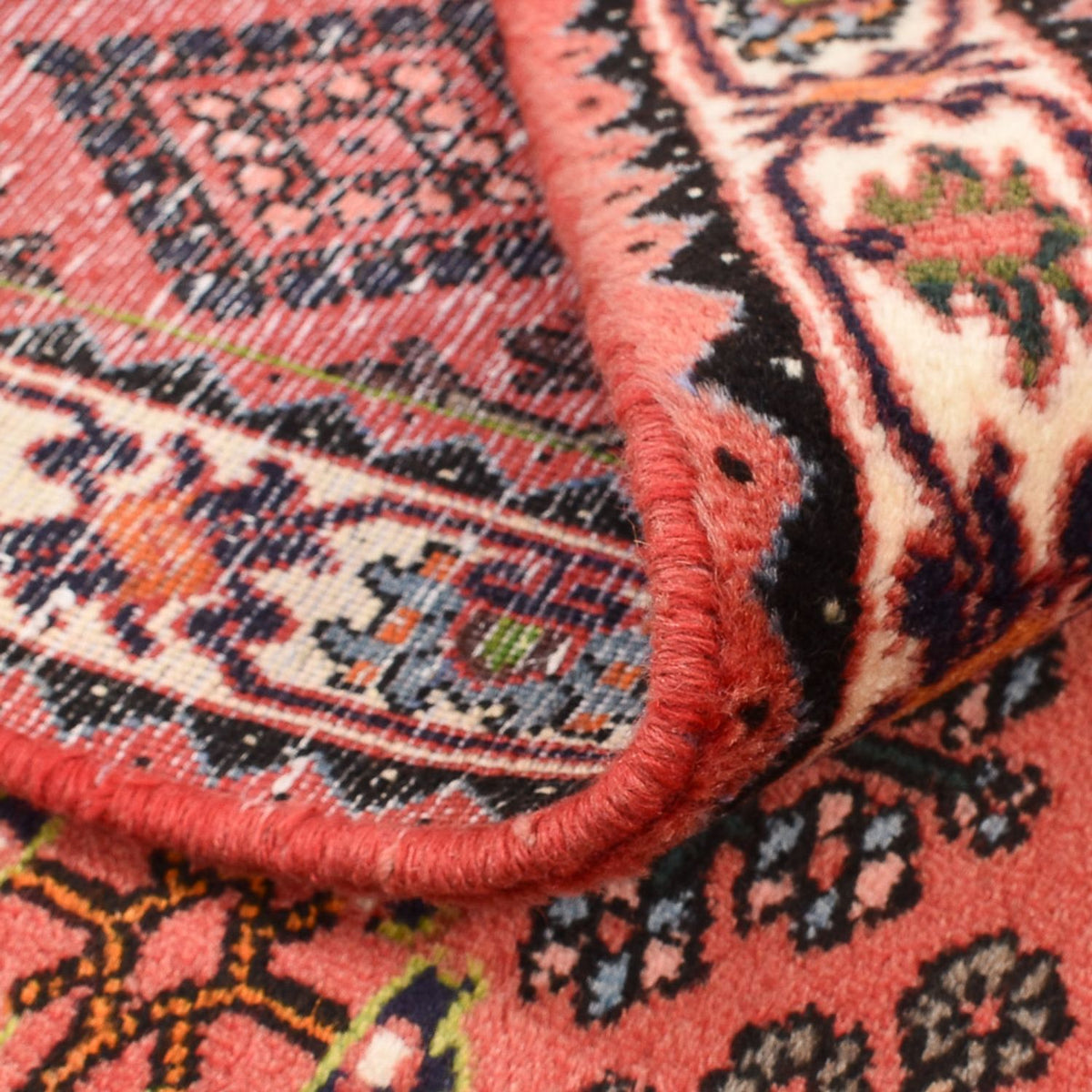 Persisk tæppe - Nomadisk - 150 x 112 cm - lysrød