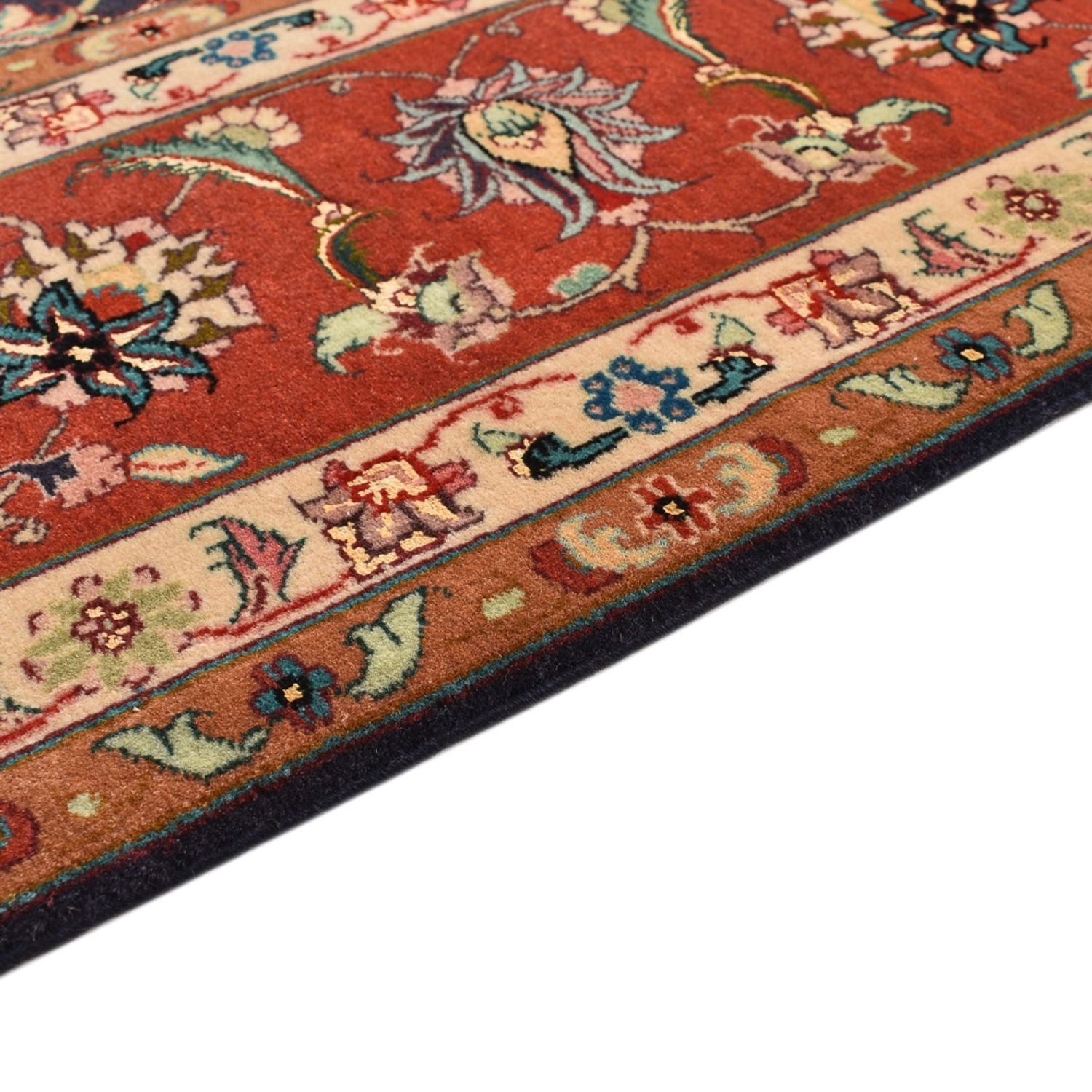 Persisk tæppe - Tabriz - Royal - 255 x 205 cm - mørkeblå
