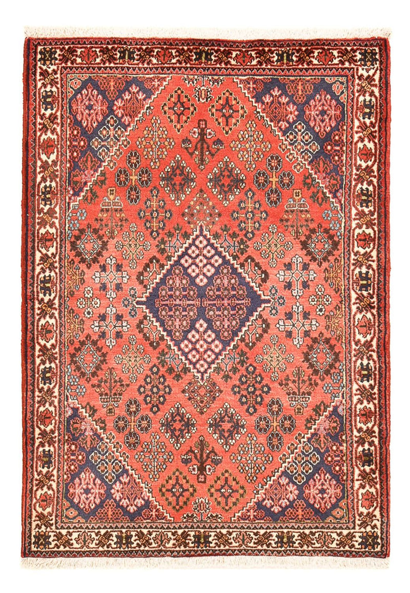 Persisk tæppe - Nomadisk - 160 x 113 cm - lysrød