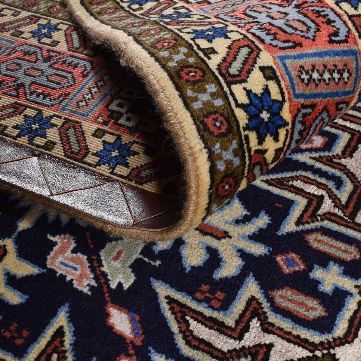 Persisk tæppe - Nomadisk - 200 x 142 cm - flerfarvet