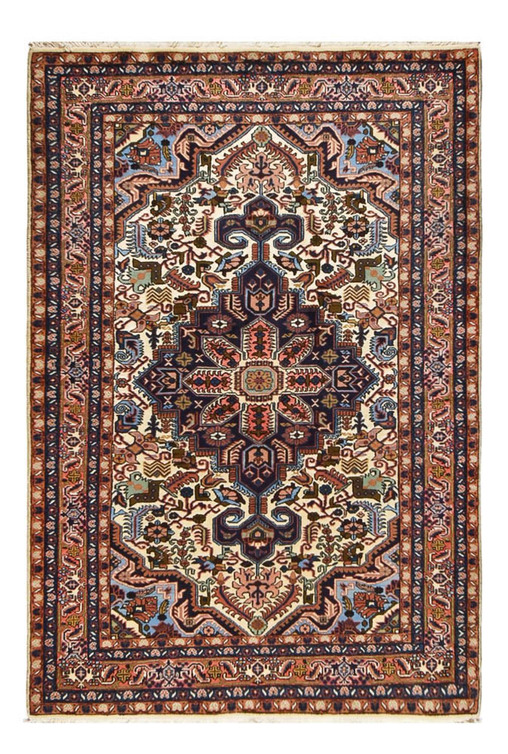 Persisk tæppe - Nomadisk - 205 x 140 cm - flerfarvet