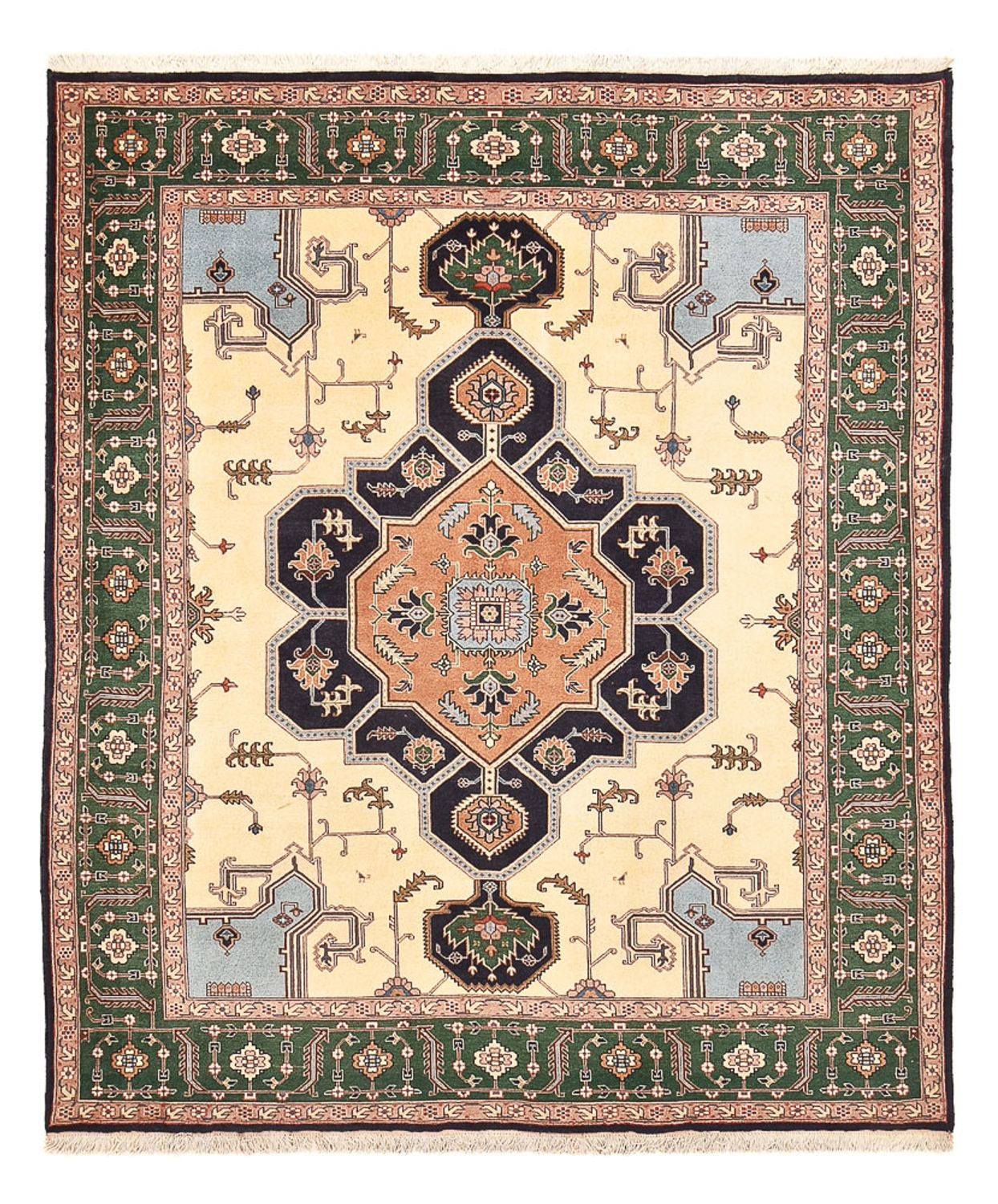 Persisk tæppe - Nomadisk - 235 x 200 cm - beige