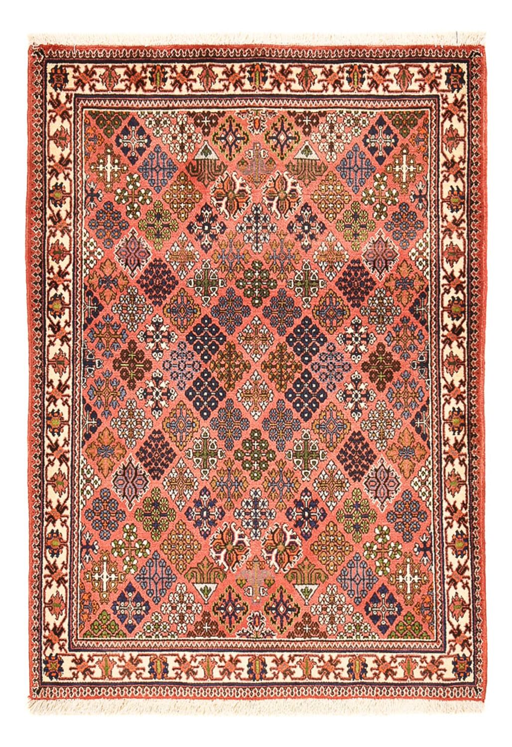Persisk tæppe - Nomadisk - 158 x 110 cm - lysrød