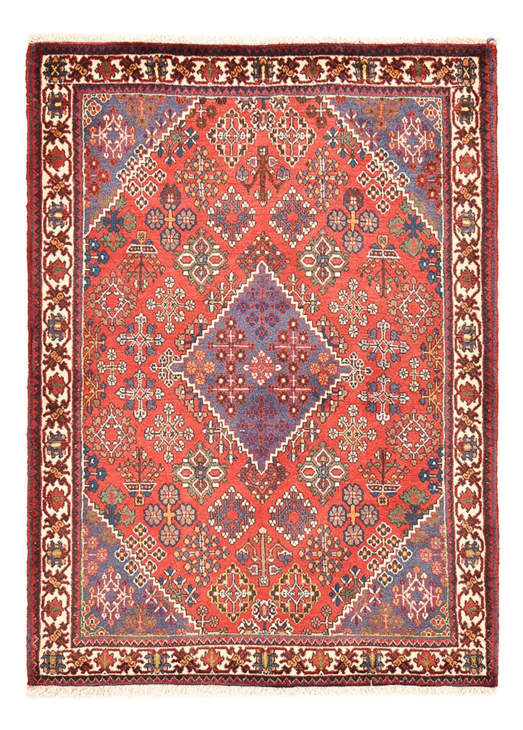 Persisk tæppe - Nomadisk - 160 x 111 cm - lysrød