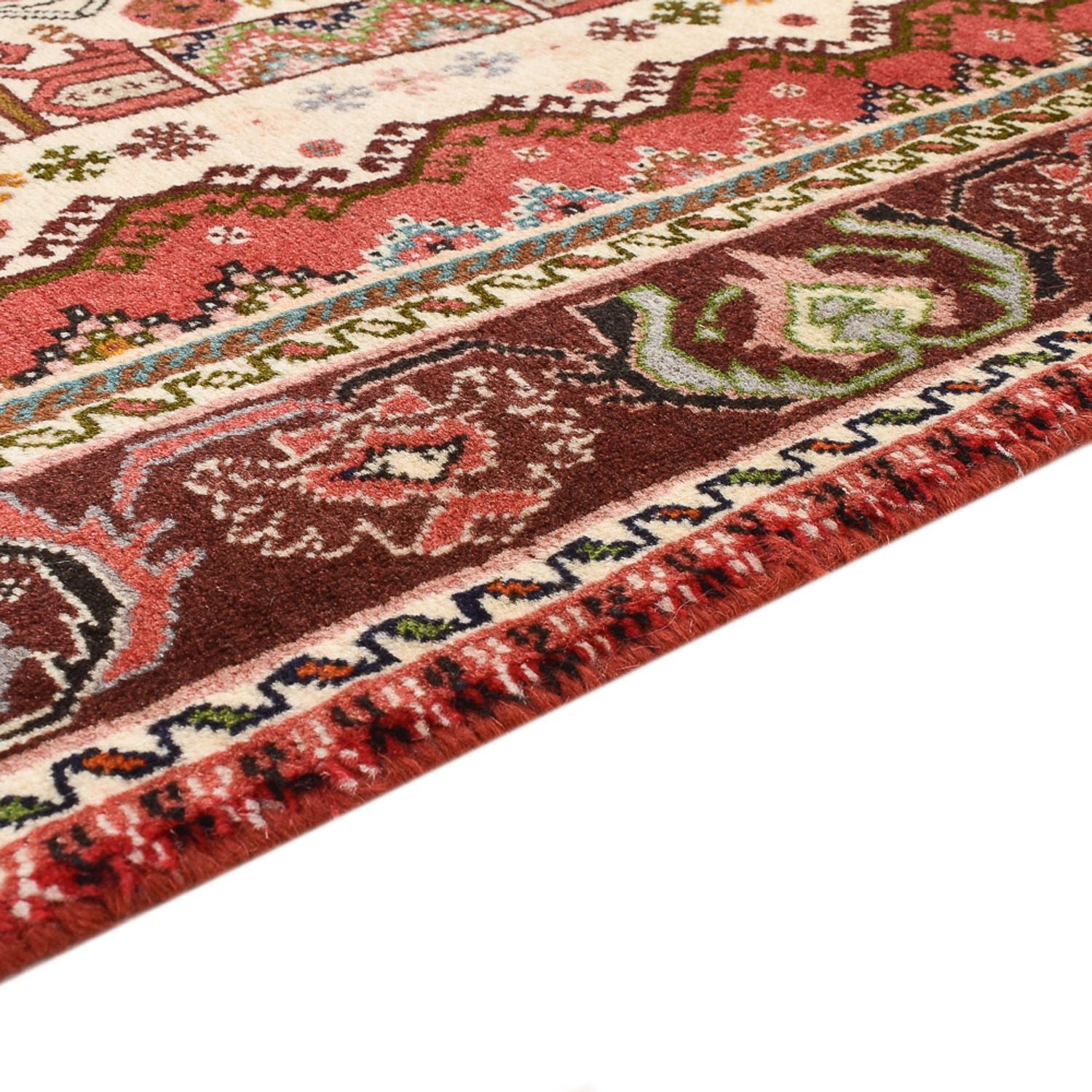 Gabbeh-tæppe - Kashkuli Persisk - 200 x 150 cm - creme