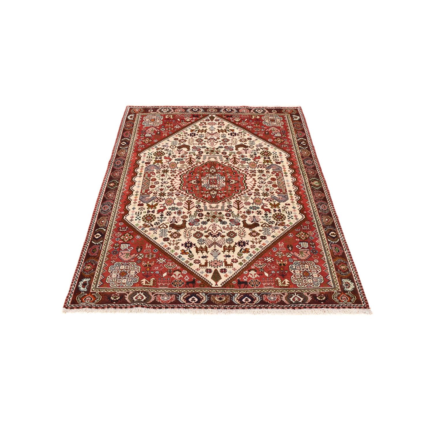 Gabbeh-tæppe - Kashkuli Persisk - 200 x 150 cm - creme