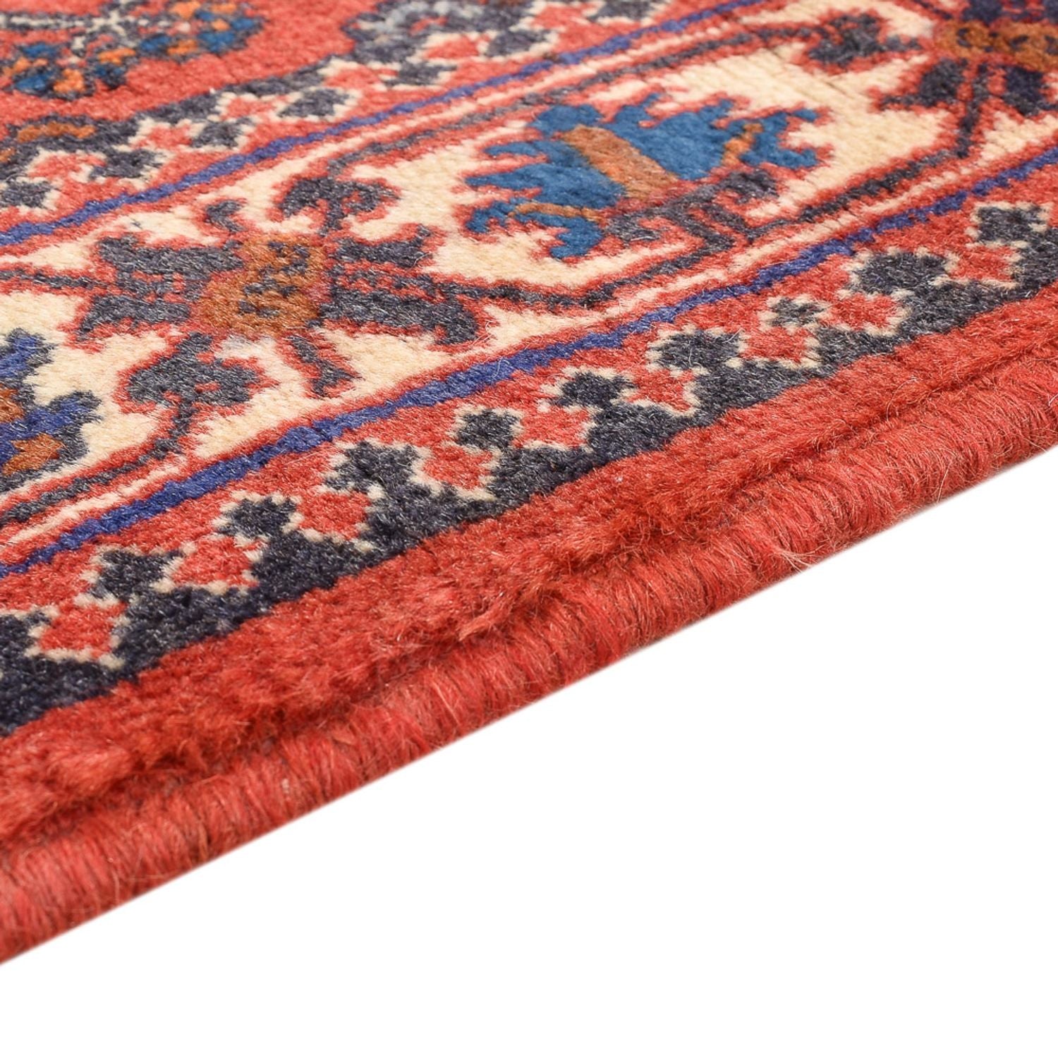 Gabbeh-tæppe - Kashkuli Persisk - 155 x 114 cm - lysrød