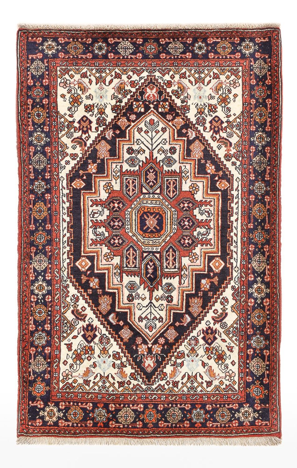 Persisk tæppe - Nomadisk - 124 x 82 cm - terrakotta