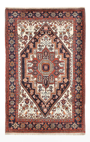 Persisk tæppe - Nomadisk - 124 x 82 cm - terrakotta