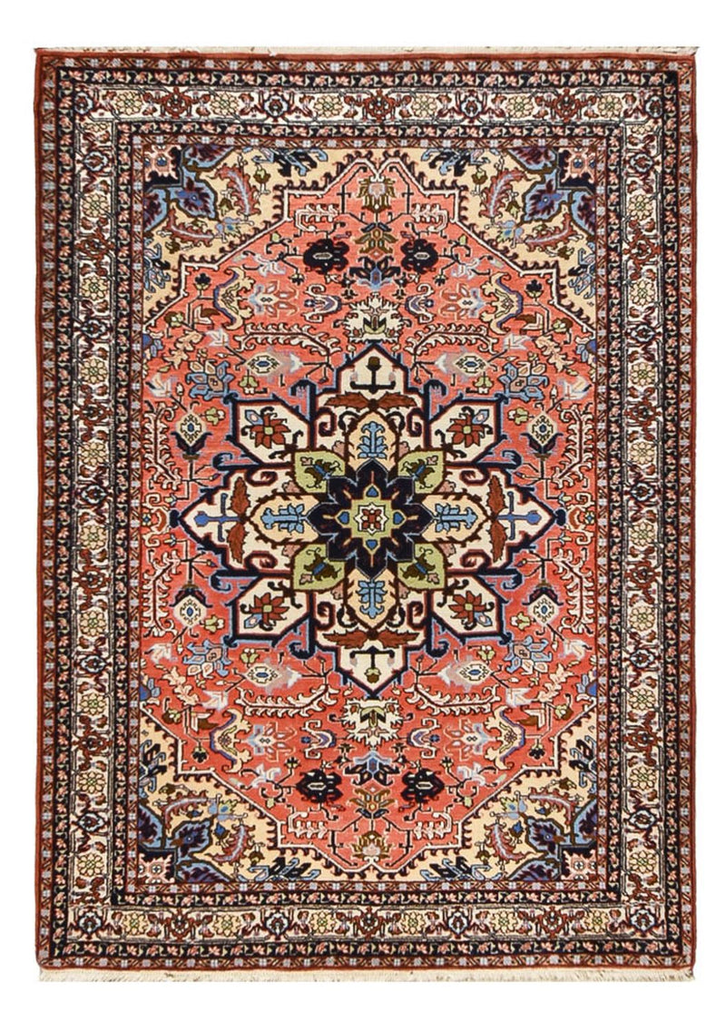 Persisk tæppe - Nomadisk - 198 x 142 cm - laks