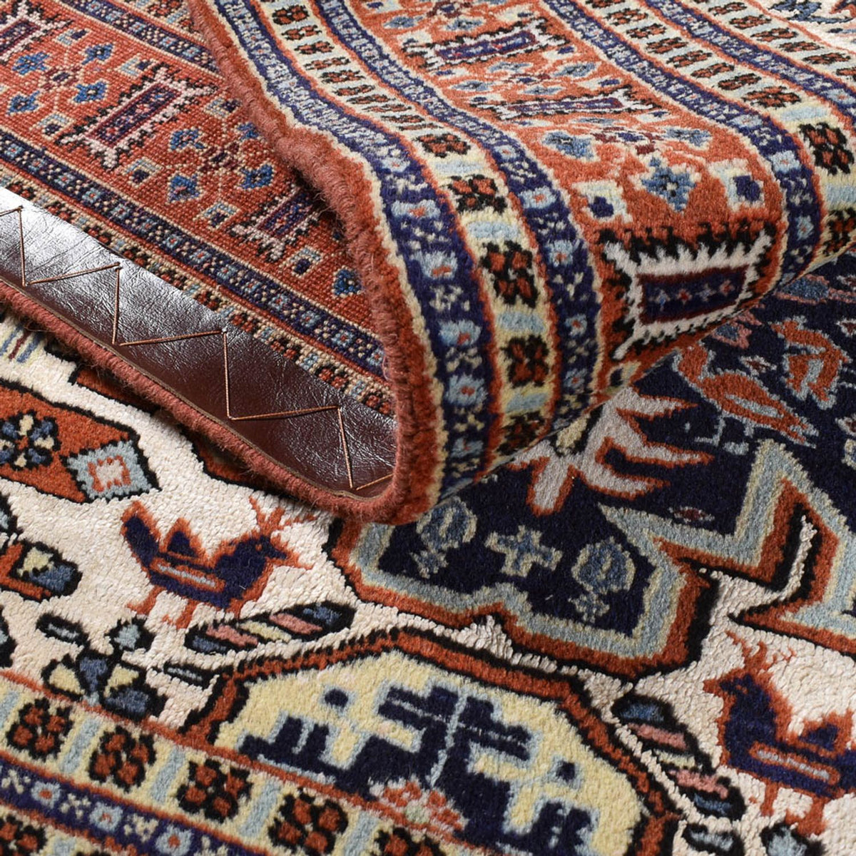 Persisk tæppe - Nomadisk - 183 x 140 cm - sand