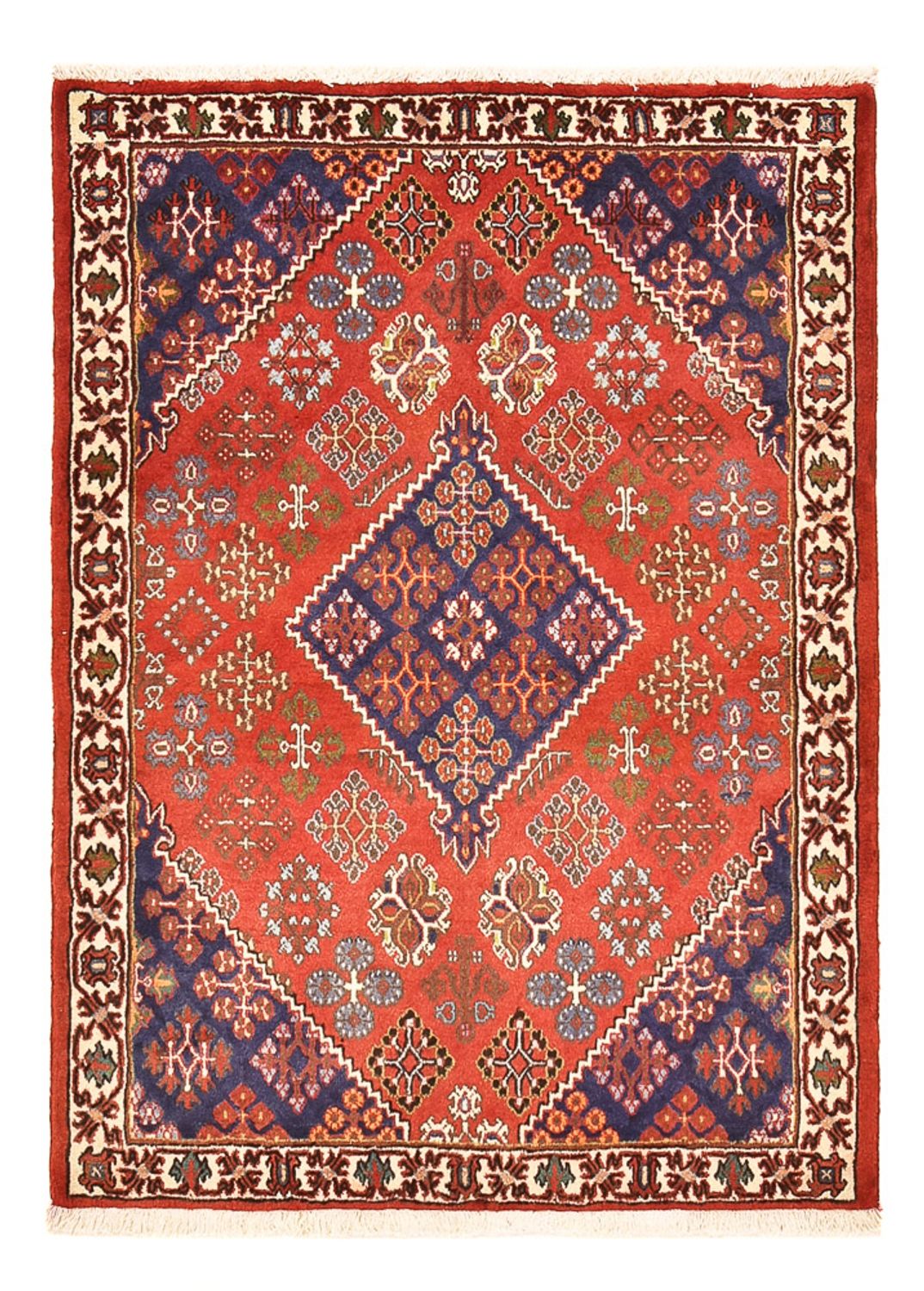Persisk tæppe - Nomadisk - 156 x 110 cm - lysrød