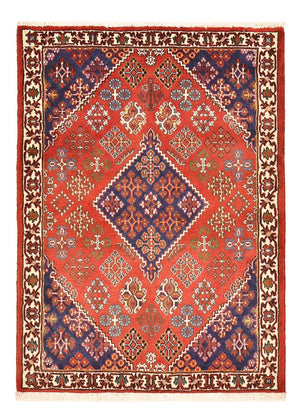 Persisk tæppe - Nomadisk - 156 x 110 cm - lysrød