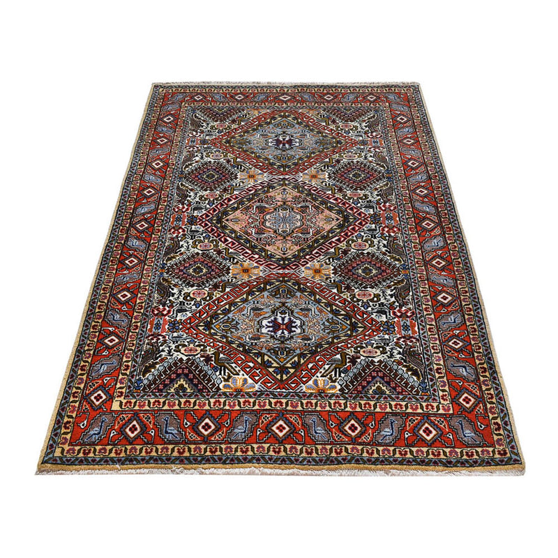 Persisk tæppe - Nomadisk - 200 x 135 cm - flerfarvet