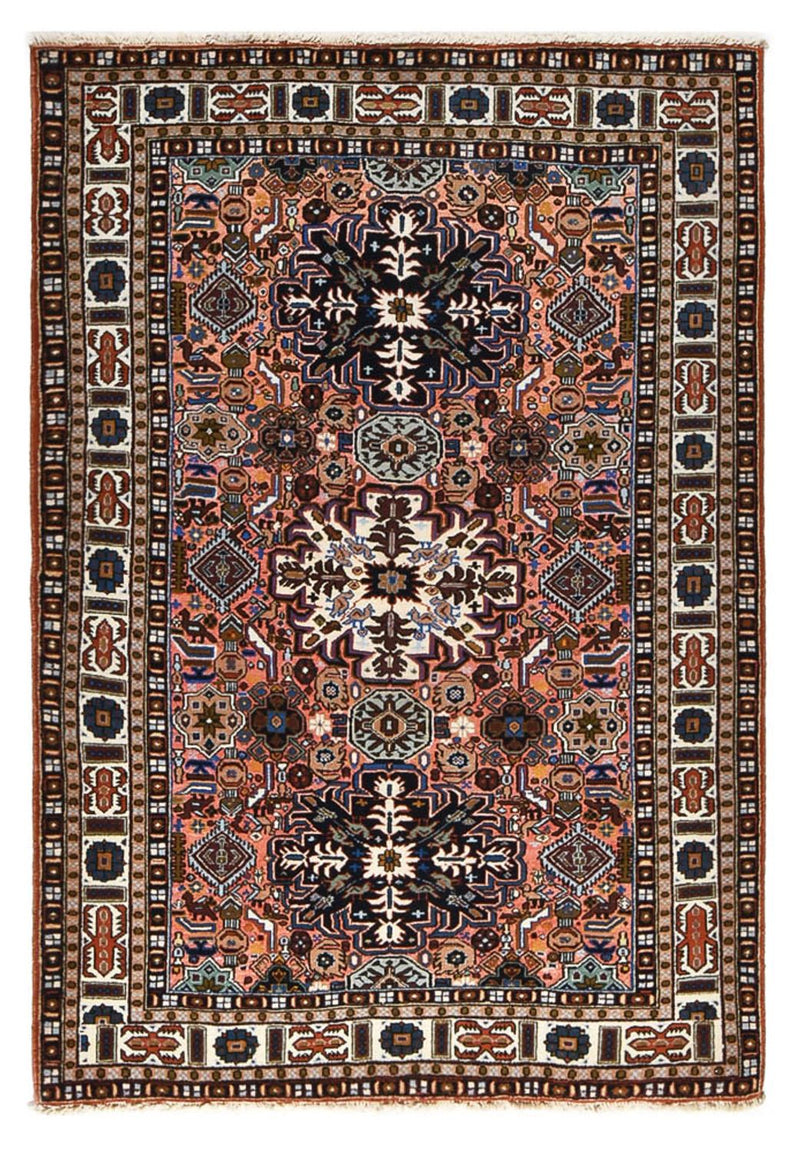 Persisk tæppe - Nomadisk - 206 x 143 cm - flerfarvet