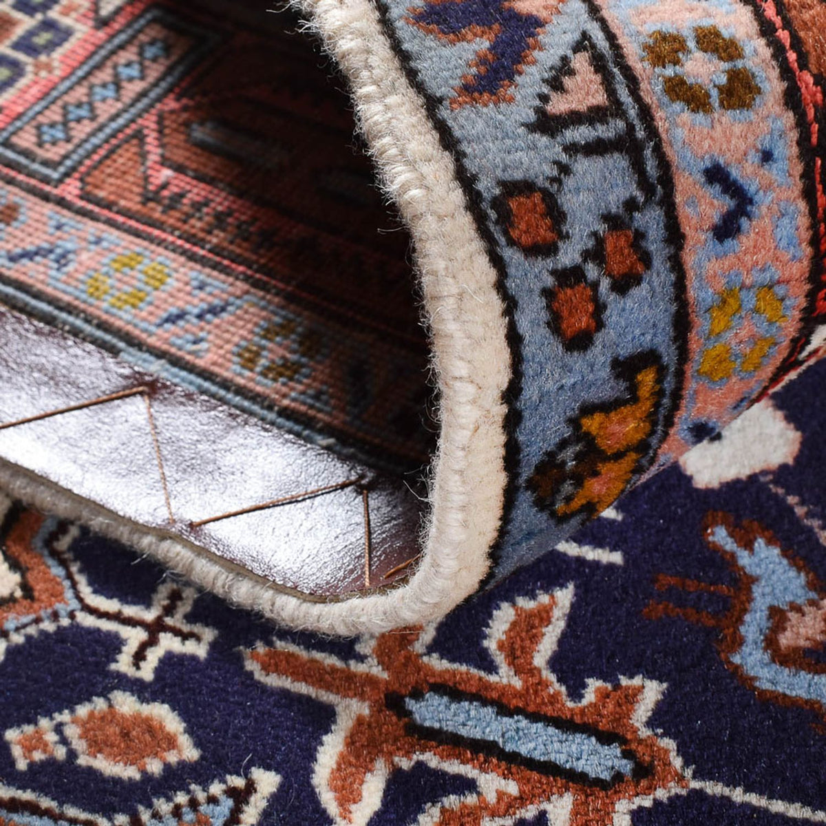 Persisk tæppe - Nomadisk - 206 x 142 cm - flerfarvet