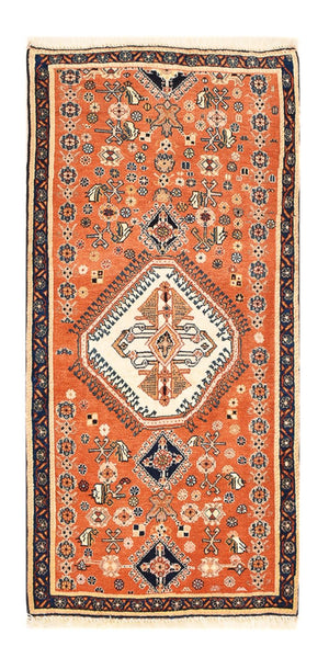 Persisk tæppe - Nomadisk - 124 x 64 cm - orange