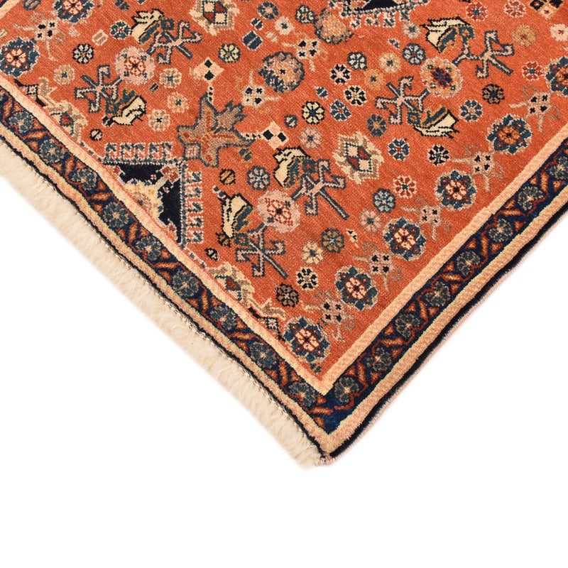 Persisk tæppe - Nomadisk - 124 x 64 cm - orange