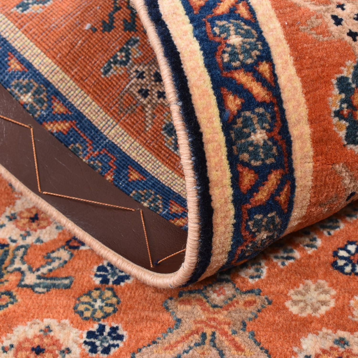 Persisk tæppe - Nomadisk - 124 x 64 cm - orange