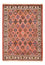 Persisk tæppe - Nomadisk - 165 x 116 cm - lysrød