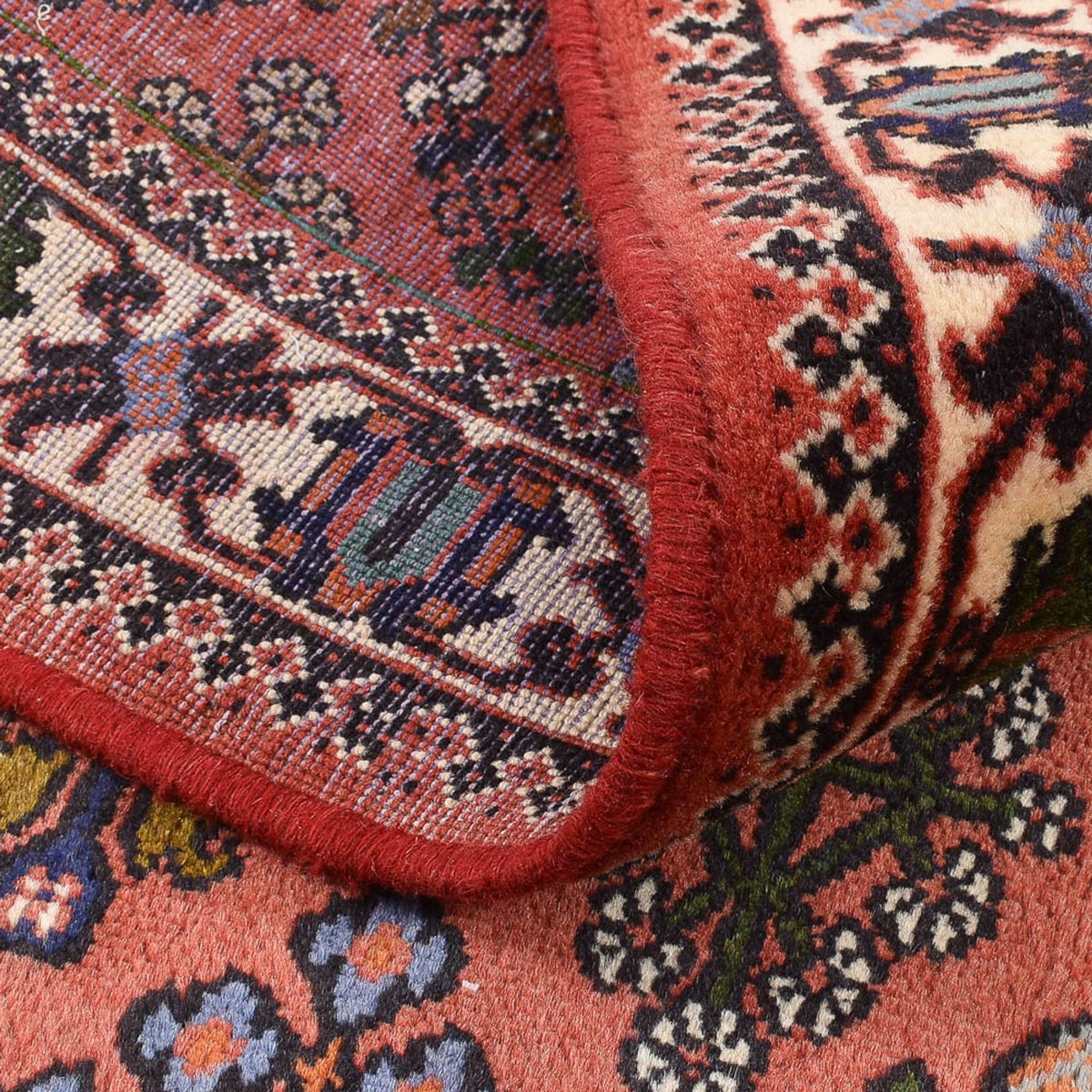 Persisk tæppe - Nomadisk - 165 x 116 cm - lysrød