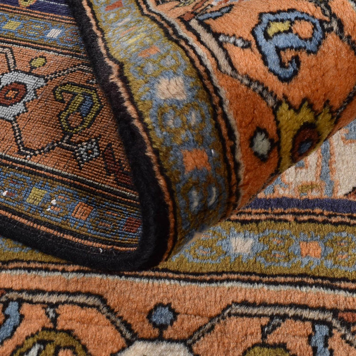 Persisk tæppe - Nomadisk - 190 x 138 cm - flerfarvet